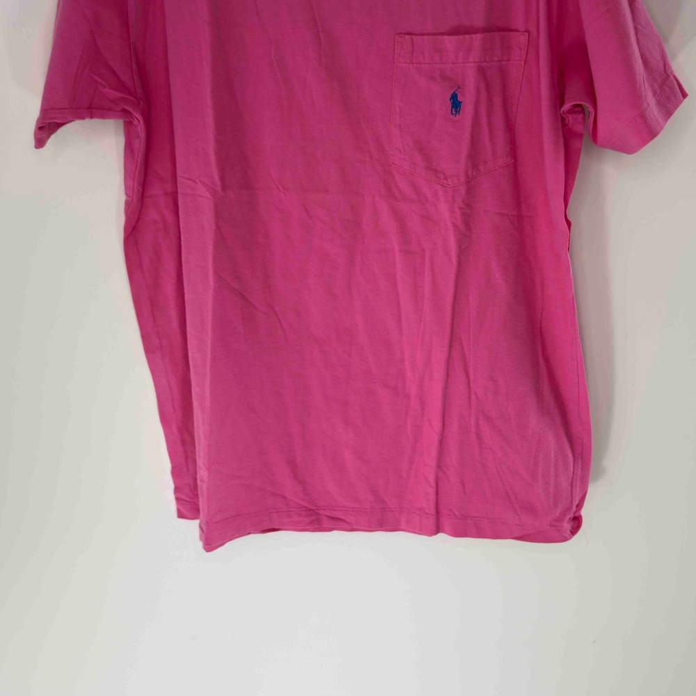 Ralph Lauren T-Shirt Women's Pink Cotton Small Pony Short Sleeve Casual Large‎ - Picture 3 of 12